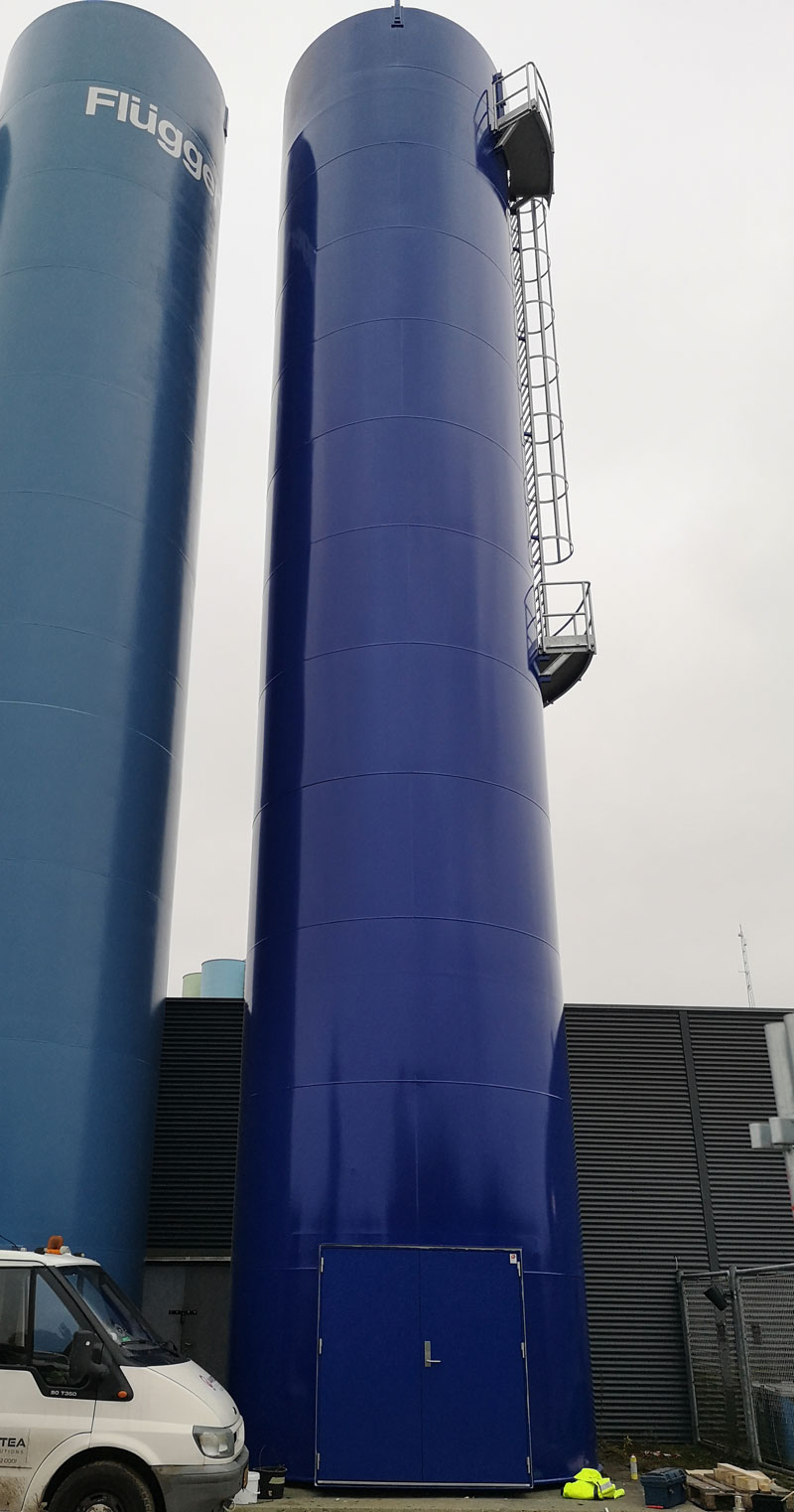 silo til pulverlager bema