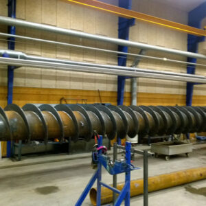 Archimedes screw rotor