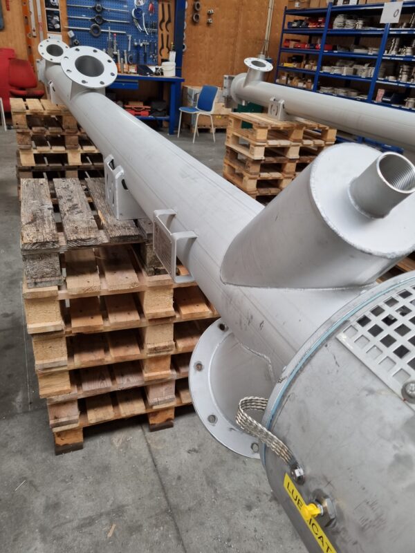 AISI 316 steel pipe screw conveyor