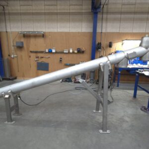 Tubular screw conveyor in stainless steel